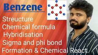 BenzeneStructureChemical formula schoolexam Board exam [upl. by Enej]