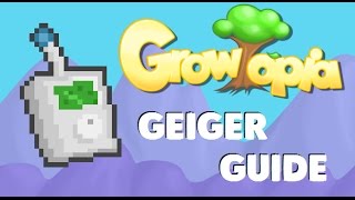 How to use geiger counter  GROWTOPIA [upl. by Einnus]