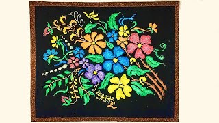 Emboss Painting On Velvet Cloth [upl. by Pleione]