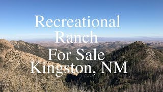 New Mexico Recreational Ranch For Sale in Kingston [upl. by Adnuahsal396]