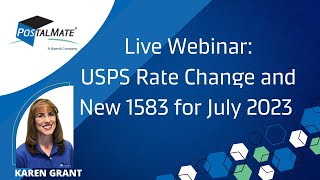 USPS Rate change and New 1583 for July 2023 [upl. by Darius467]