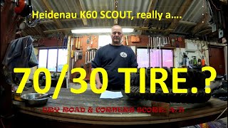 Heidenau K60 Scout Review  Really a 7030 Tire A Transalp Perspective [upl. by Dew]