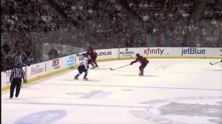 Martin Erat injured vs Panthers [upl. by Ruhtra151]