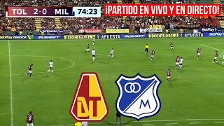 🚨 TOLIMA 2  0 MILLONARIOS EN VIVO Y EN DIRECTO 🏆 FECHA 4  LIGA BETPLAY I2024 🚨 [upl. by Enileqcaj647]