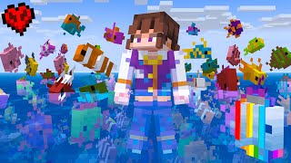 I Collected 2700 Rare Tropical Fish in Minecraft Hardcore [upl. by Adnylem827]