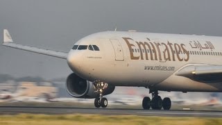 Emirates Airbus 330 Amazing take off [upl. by Ardme]