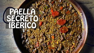 PAELLA DE SECRETO IBERICO Y PIMIENTOS [upl. by Oj]