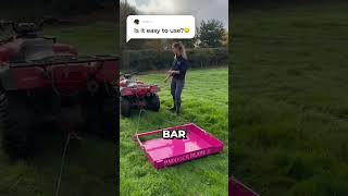 How easy is the Paddock Blade to use  Let us show you  horsebarn horsecare farming horseshow [upl. by Ndnarb387]