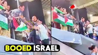 Israel team was booed during the anthem against Mali at the Olympic  Football News [upl. by Bigner]