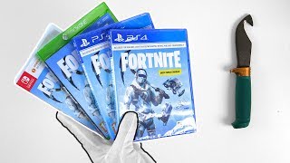 Fortnite quotDeep Freeze Bundlequot Unboxing PS4 Xbox One Switch Battle Royale Skins [upl. by Romy]