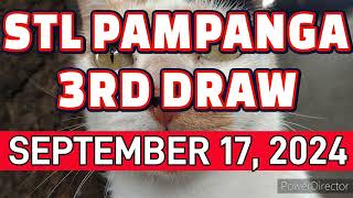 STL PAMPANGA RESULT TODAY 3RD DRAW SEPTEMBER 17 2024 8PM  TUESDAY [upl. by Maddy]