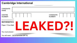 We Need To Talk About Exam Leaks [upl. by Warwick]