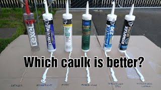 Caulking 101  Caulking tips What you use matters [upl. by Annoeik]