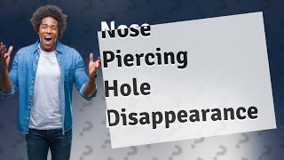 How do you make a nose piercing hole disappear [upl. by Errehs355]