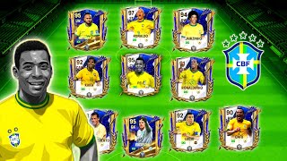 I Made Best Ever Brazil Squad  Weve Pele R9 Kaka Neymar  FC Mobile 24 [upl. by Ahon]