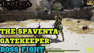 The Spaventa Gatekeeper Boss Fight  Enotria The Last Song [upl. by Aluin]