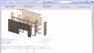 Cabinet Pro Software Shop Drawings and Cut List Reports [upl. by Latsyrhc]