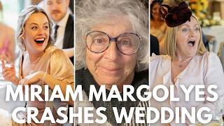 Miriam Margolyes crashed our wedding 🤯🤣 our guests were shook [upl. by Farrish]