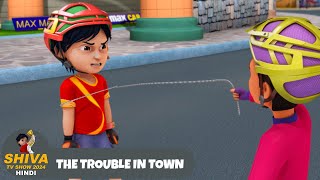 The Trouble in Town  शिवा  Full Episode 89  Funny Action Cartoon  Shiva TV Show 2024 Hindi [upl. by Lleuqar]