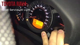 Toyota Rav 4  Reset Service Light [upl. by Ylremik]