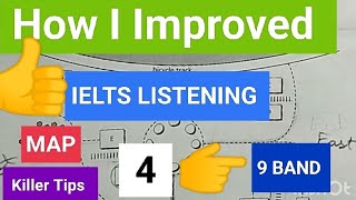 IELTS Listening tips and tricksHow I Improved Listening 9 BANDielts listening map tips and tricks [upl. by Nairahcaz]