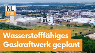 Spremberg  LEAG plant Bau eines wasserstofffähigen Gaskraftwerks in Schwarze Pumpe [upl. by Adnilrem]