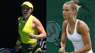 Arantxa Rus vs Jessica Pegula STRASBOURG 2021 [upl. by Shah699]