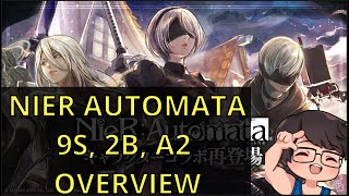 OCTOPATH TRAVELER Champions of the Continent Nier Automata 9S 2B and A2 Overview [upl. by Merrell289]