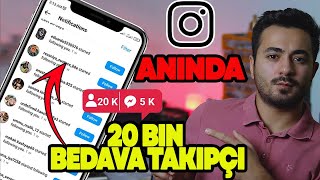 5 DAKİKADA 20 BİN BEDAVA İNSTAGRAM TAKİPÇİ HİLESİ 2023 [upl. by Jody656]