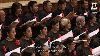 Hosana Puji Tuhan  Hosanna Loud Hosanna  Amadeus Symphony Orchestra [upl. by Esenej]