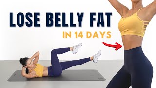 LOSE BELLY FAT in 14 Days  Get a Flat Stomach Burn Belly Fat🔥10 MIN Abs Workout [upl. by Epifano]