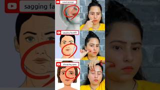 📛🤯antiageing face yoga nd glowingdropping eyessmilelinesfaceliftjawlinetry it daily🤯 ♨️shorts [upl. by Adnoma173]