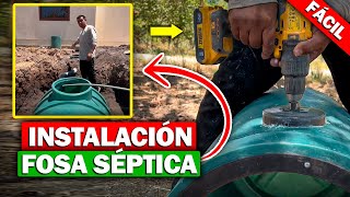 💥 INSTALACIÓN DE FOSA SEPTICA DETALLADO ✅APRENDE A INSTALAR una FOSA SÉPTICA FÁCIL [upl. by Ayinat]