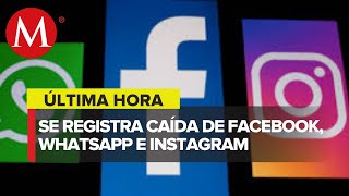 ¡No eres el único Usuarios reportan fallas en servicio de Facebook WhatsApp e Instagram [upl. by Ahsilram575]