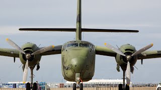 Scenic flight above the Netherlands with the Havilland DHC4 Caribou Finally a Crosswind landing [upl. by Andris679]