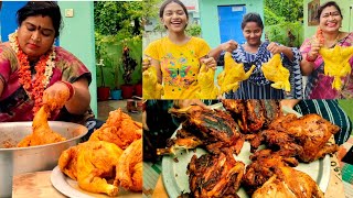 NATU KODI FRY  chicken curry and plain rice recipe  Cherry sathakshi [upl. by Lotty]