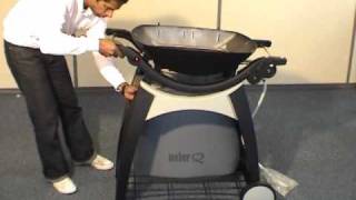 Barbecue a gas Weber Q300 istruzioni per il montaggio [upl. by Lymn109]