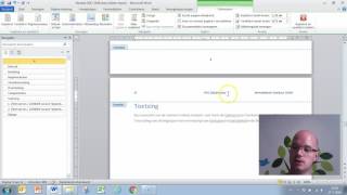 Koptekst aanpassen in Word 2010 [upl. by Nhepets148]