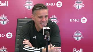 John Herdman on acquiring Matty Longstaff and Toronto FCs second match  March 1 2024 [upl. by Aleak]