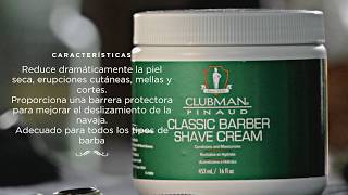 Clubman Pinaud  CLASSIC BARBER SHAVE CREAM [upl. by Domonic]