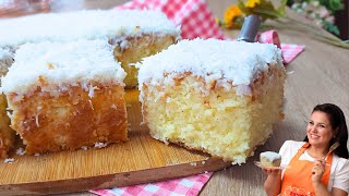 COLCHÃO DE NOIVA  A Melhor receita de bolo de coco da sua vida  Fofinho e molhadinho [upl. by Ener]