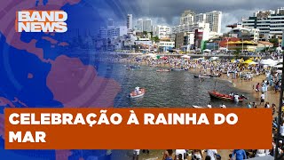 Festa de Iemanjá acontece hoje em Salvador  BandNews TV [upl. by Sievert]