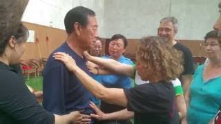 le Grand Maître WANG Xi an explique Fangsong He Kou Tai Chi Chen Stage Chenjiagou Chine 2015 [upl. by Aubin688]