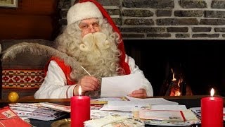 Interview du Père Noël en Laponie entretien du Papa Noël Rovaniemi Santa Claus Finlande [upl. by Aicissej]