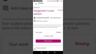 How to submit assignments to Google classroom URDUHINDI [upl. by Sheldon]