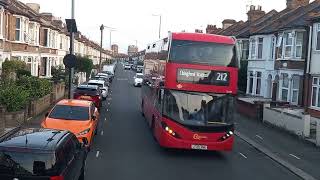 FRV Go Ahead London bus route 212 Chingford Station to St James Street [upl. by Naz403]