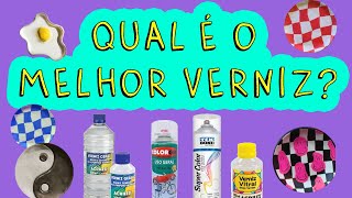 TESTANDO VERNIZES Qual o melhor tipo de verniz para a argila e a cerâmica fria [upl. by Enajharas29]