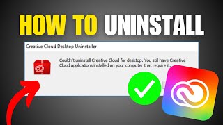 How To Completely Uninstall Adobe Creative Cloud on Windows 11 [upl. by Ilah]