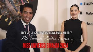 VALORES TV Presenta a Fernanda Beltrán Miss Universe Sinaloa 2024 para PERSONALIDADES [upl. by Anola862]