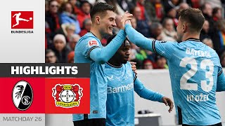 Leverkusen Is On Another Level  Freiburg  Bayer Leverkusen 23  Highlights  MD 26 – Bundesliga [upl. by Eyahsal633]